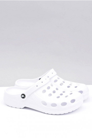 per uomo Ciabatte sandali colore bianco