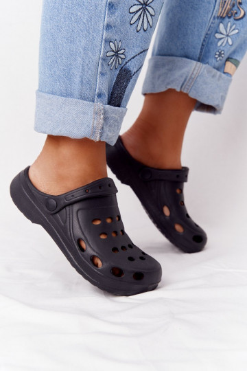 Pantofole in EVA colore nero 2