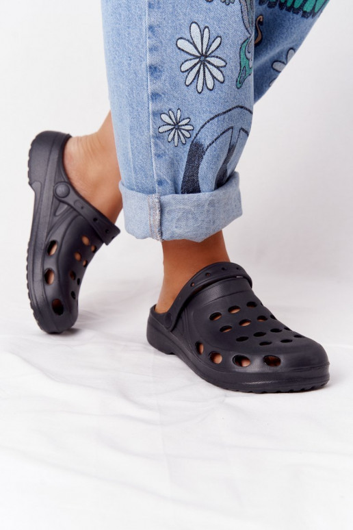 Pantofole in EVA colore nero Pantofole in EVA colore nero