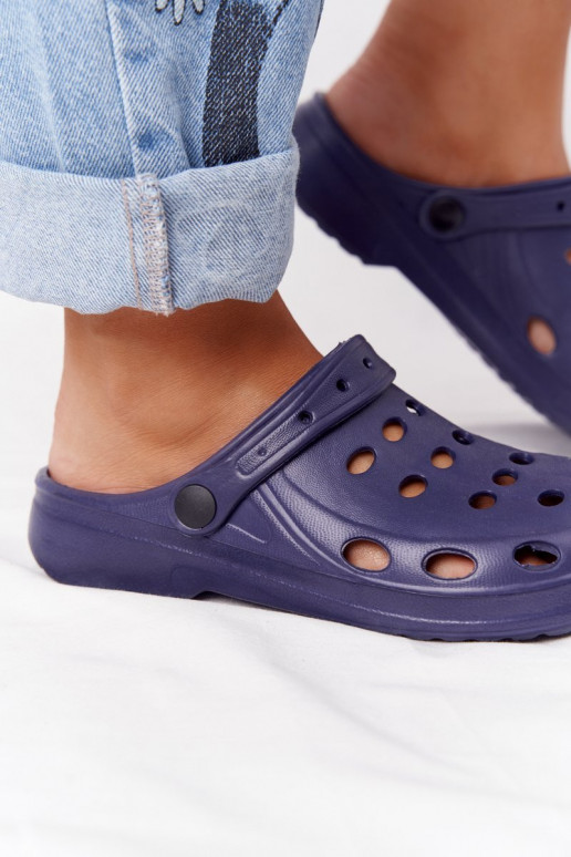 Pantofole in EVA blu scuro