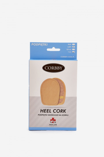 CORBBY Talloniera in pelle e sughero