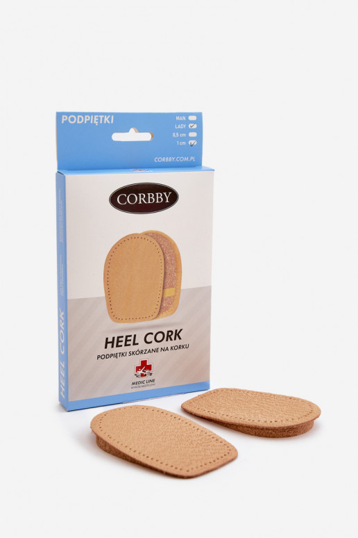 CORBBY Talloniera in pelle e sughero