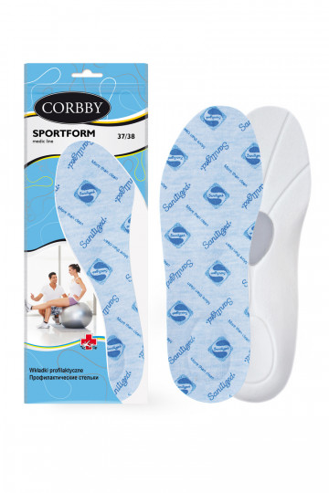 Corbby SPORTFOTM Solette per scarpe ortopediche