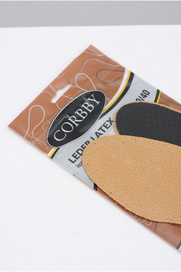Corbby LEDER LATEX Solette in pelle con carbone attivo 2