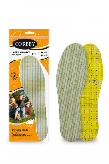 Fodere aromatizzate Corbby LATEX AROMAT per tutto l'anno