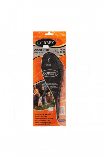Solette antitraspiranti Corbby ODOR STOP con carboni attivi