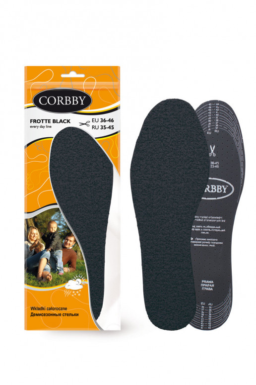 Corbby FROTTE NERO Solette con carboni attivi