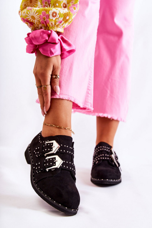 scarpe con fibbie Lu Boo nere scarpe con fibbie Lu Boo nere