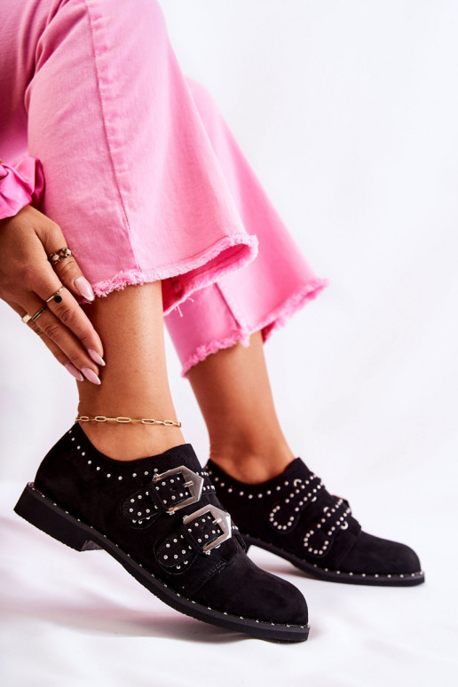 scarpe con fibbie Lu Boo nere scarpe con fibbie Lu Boo nere