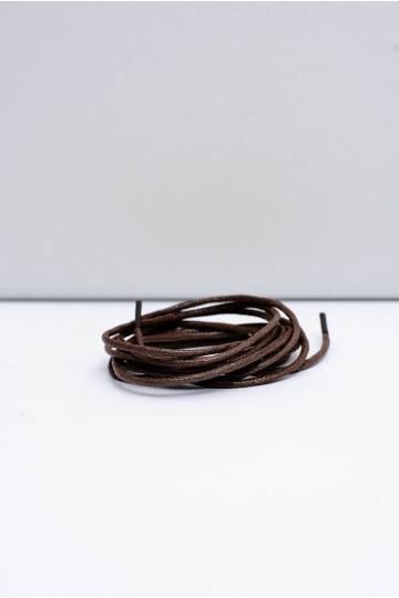Lacci sottili cerati color marrone Corbby