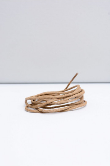 Lacci sottili cerati beige corbby