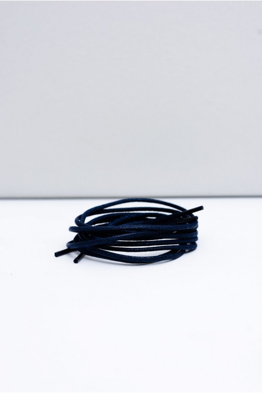 Lacci sottili cerati blu scuro Corbby