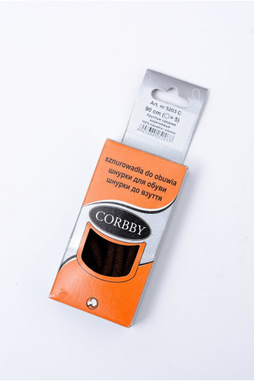 Lacci tondi marroni Corbby 2