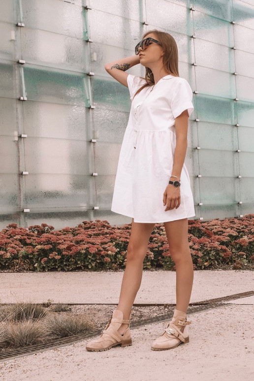 Lu Boo Stivali in pelle scamosciata beige Rock Girl Lu Boo Stivali in pelle scamosciata beige Rock Girl