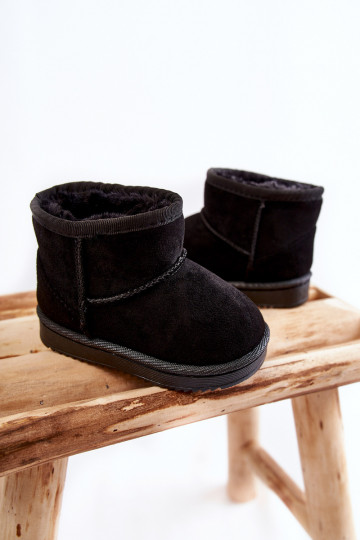 Caldi stivali invernali per bambini in colore nero Gooby