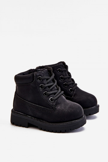 Stivali neri riscaldati per bambini Boots Dexter