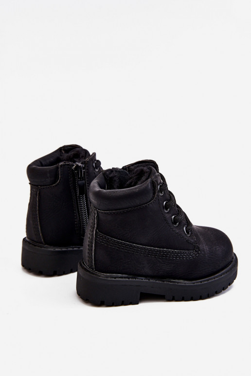 Stivali neri riscaldati per bambini Boots Dexter