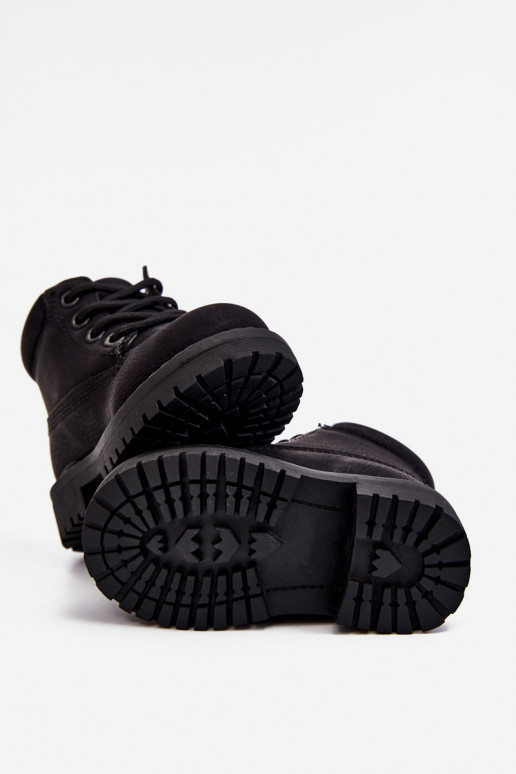 Stivali neri riscaldati per bambini Boots Dexter Stivali neri riscaldati per bambini Boots Dexter