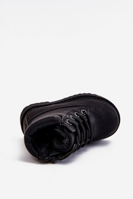 Stivali neri riscaldati per bambini Boots Dexter Stivali neri riscaldati per bambini Boots Dexter