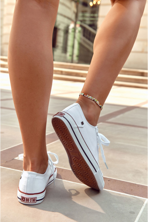Scarpe basse modello classico Big Star DD274336 colore bianco Scarpe basse modello classico Big Star DD274336 colore bianco