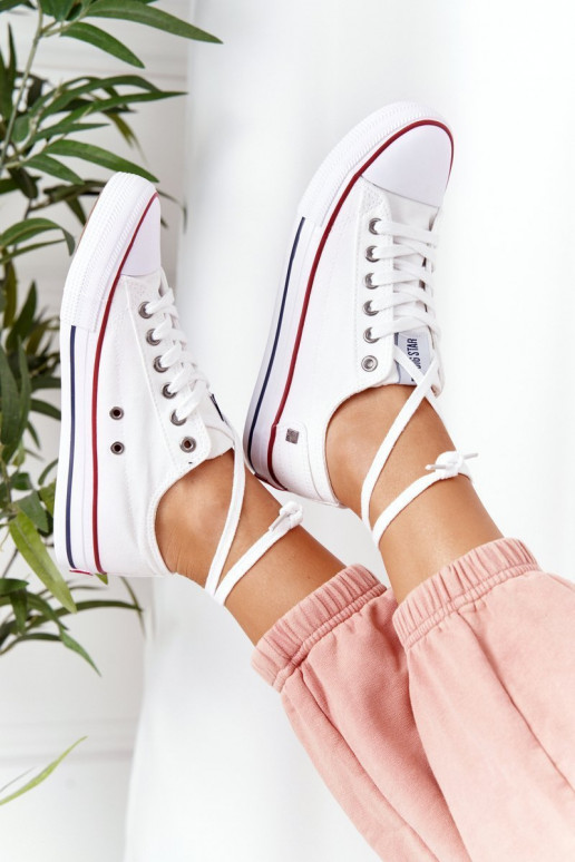 Scarpe basse modello classico Big Star DD274336 colore bianco Scarpe basse modello classico Big Star DD274336 colore bianco