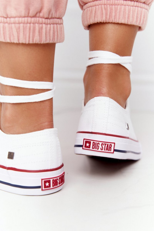 Scarpe basse modello classico Big Star DD274336 colore bianco Scarpe basse modello classico Big Star DD274336 colore bianco