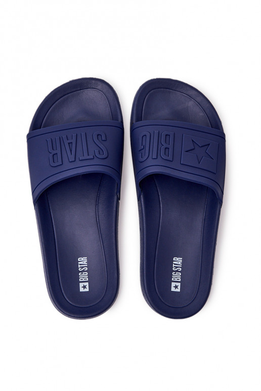 Ciabatte da uomo Big Star Rubber colore blu scuro DD174688