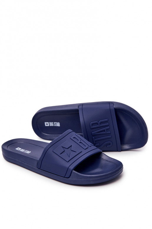Ciabatte da uomo Big Star Rubber colore blu scuro DD174688