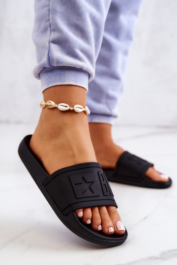 Ciabatte da donna Big Star colore nero DD274A271 2