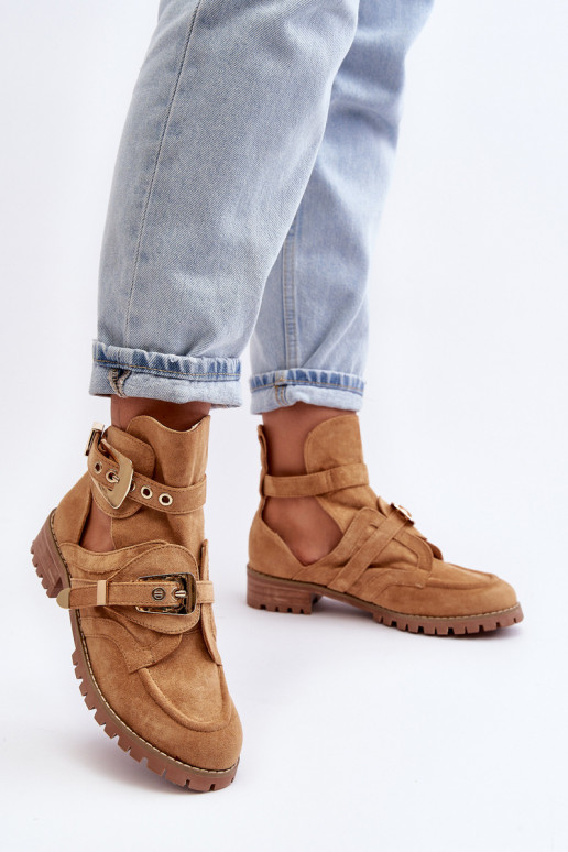 Stivali Lu Boo in pelle scamosciata Marrone Rock Girl Stivali Lu Boo in pelle scamosciata Marrone Rock Girl