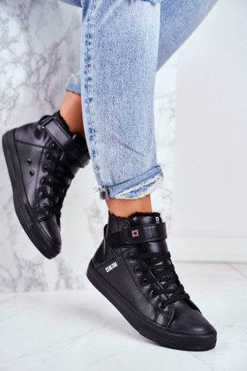 Scarpe tempo libero riscaldate in pelle BIG STAR V274542FIN colore nero 2