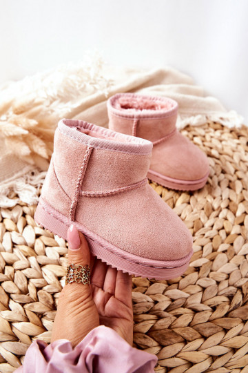 Caldi stivali invernali per bambini nel colore rosa Gooby