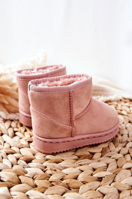Caldi stivali invernali per bambini nel colore rosa Gooby