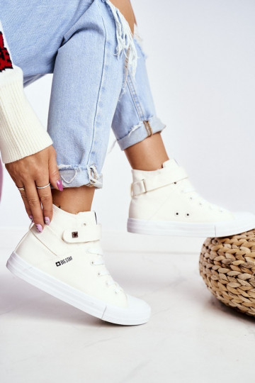 scarpe per il tempo libero con suola Big Star FF274579 colore bianco