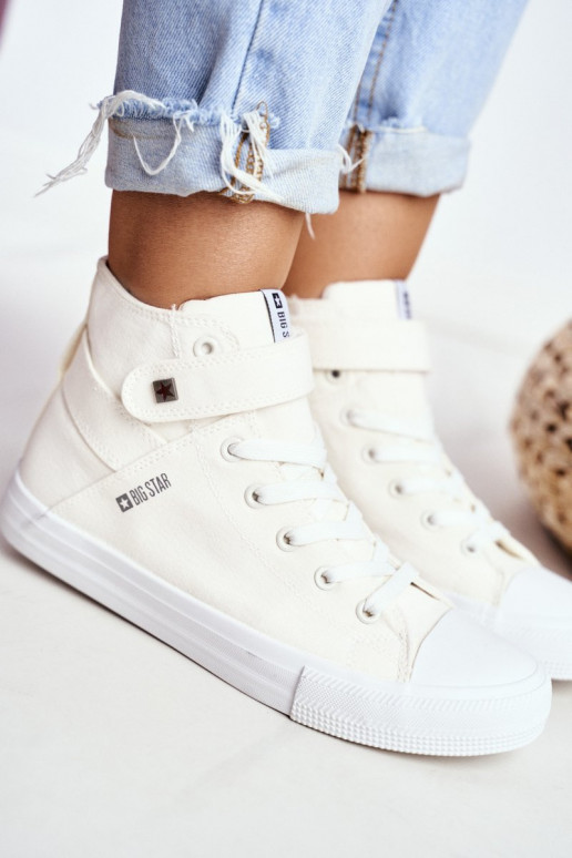 scarpe per il tempo libero con suola Big Star FF274579 colore bianco scarpe per il tempo libero con suola Big Star FF274579 colore bianco