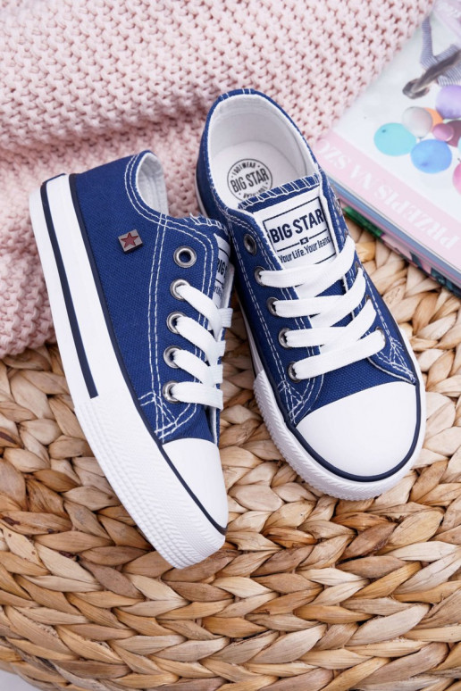 scarpe casual per bambini Big Star FF374202 blu scuro