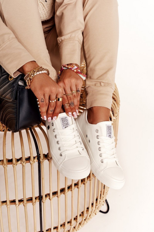 scarpe per il tempo libero Big Star colore bianco V274869 scarpe per il tempo libero Big Star colore bianco V274869