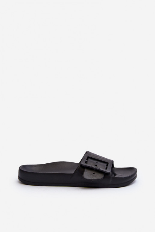 Ciabatte da donna Big Star con fibbie colore nero FF274A389