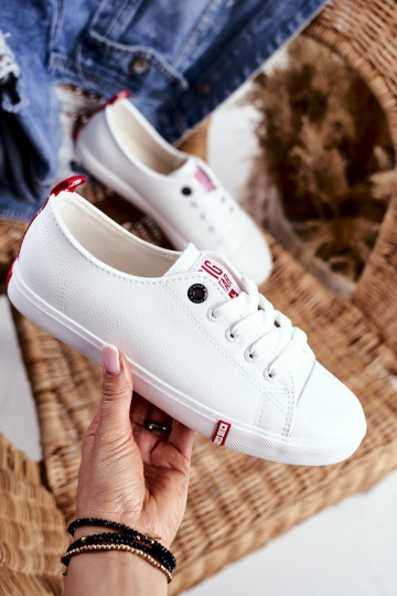 Scarpe per il tempo libero da donna Big Star GG274005 Colore bianco-rosso 2