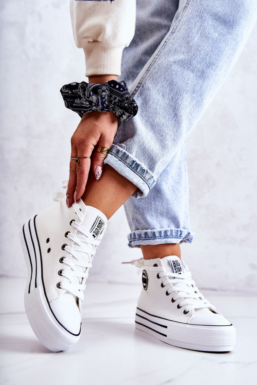 Scarpe tempo libero Big Star colore bianco GG274013