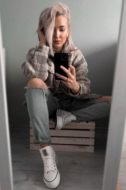 Scarpe tempo libero Big Star colore bianco GG274013