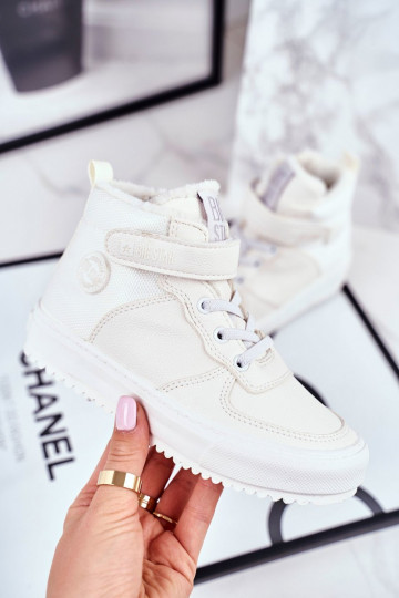 Scarpe stile sportivo riscaldate per bambini Big Star GG374041 colore bianco