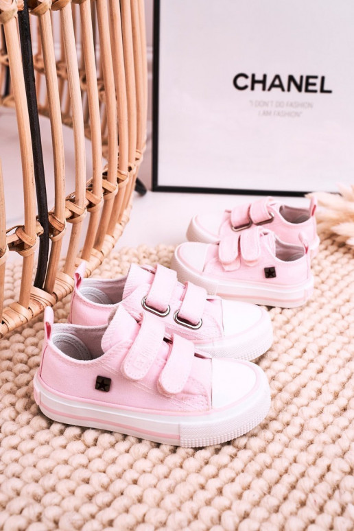 Scarpe per il tempo libero da bambino con chiusure adesive BIG STAR HH374203 colore rosa Scarpe per il tempo libero da bambino con chiusure adesive BIG STAR HH374203 colore rosa