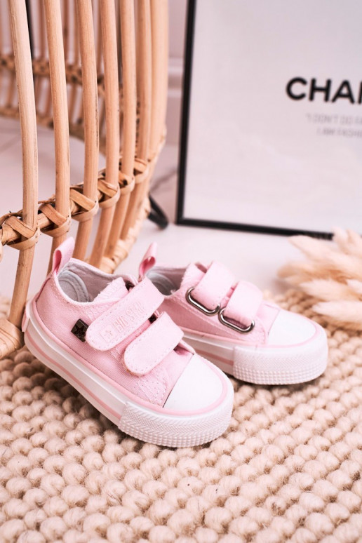 Scarpe per il tempo libero da bambino con chiusure adesive BIG STAR HH374203 colore rosa
