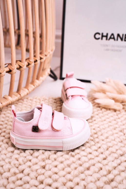 Scarpe per il tempo libero da bambino con chiusure adesive BIG STAR HH374203 colore rosa