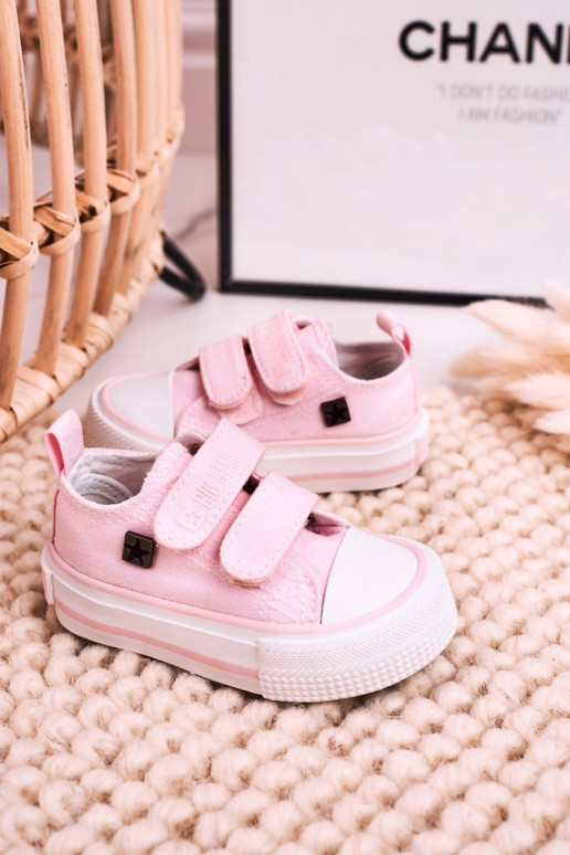 Scarpe per il tempo libero da bambino con chiusure adesive BIG STAR HH374203 colore rosa