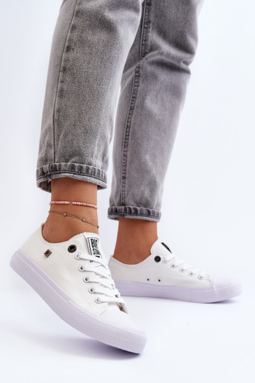 Sneakers modello classico con suola piatta BIG STAR AA274010 colore bianco