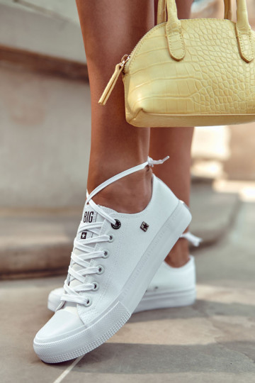 Sneakers modello classico con suola piatta BIG STAR AA274010 colore bianco 2