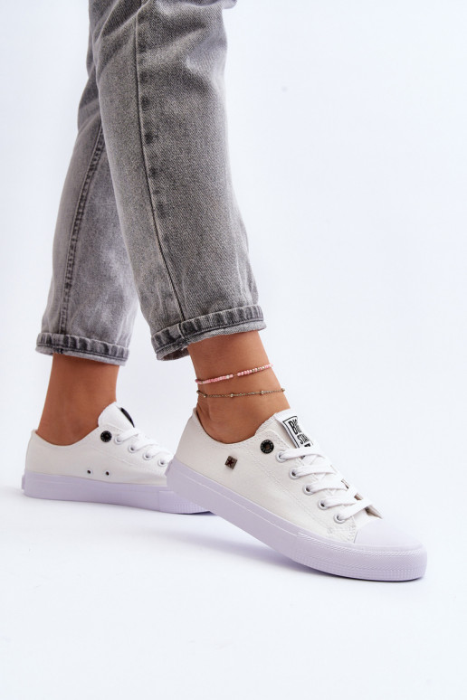 Sneakers modello classico con suola piatta BIG STAR AA274010 colore bianco