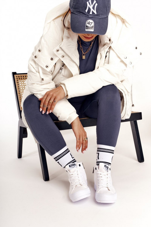 scarpe per il tempo libero con suola a pianta larga BIG STAR FF274241 colore bianco scarpe per il tempo libero con suola a pianta larga BIG STAR FF274241 colore bianco